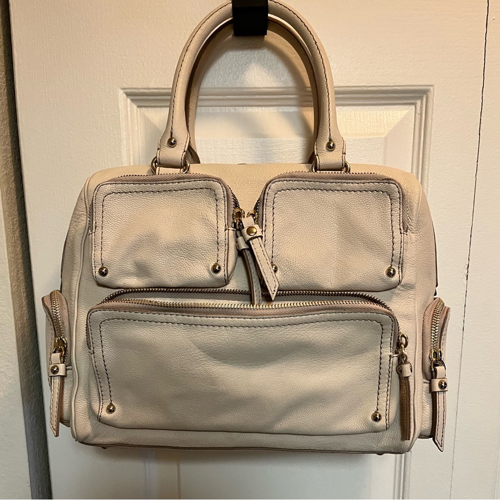 KATE SPADE AUTHENTIC GENUINE SOFT LEATHER EXTERIOR POCKETS BAG